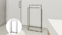 Ver imagem 3 de Toalheiro Porta Toalha de Piso Linha Larissa em Aço Inox 304 Stainless