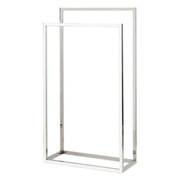 Toalheiro Porta Toalha de Piso Linha Larissa em Aço Inox 304 Stainless - 1