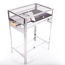 Ver imagem 1 de Churrasqueira Inox Nº4 Gigante com Grelha e pé removivel Brasa Grill