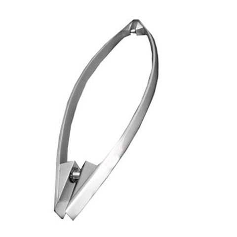 Puxador Alça para Porta de Passagem 3894 Cromado 400mm Mital 01 par