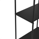 Ver imagem 5 de Estante de Livros Industrial Aço 35CMX150CM Estilo Criare Preto