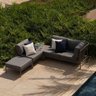 Conjunto Jardim e Varanda 1 Chaise 1 Sofá 1 Puff 1 Mesa Lateral Refúgio CabeCasa MadeiraOriginals - 1