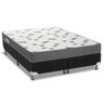 Cama Box King: Colchão Espuma D33 Ortobom Light + Base Crc Courano Black(186x198) - 1