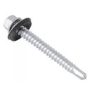 Ver imagem 4 de Parafuso Auto Brocante Cabeça Sextavada 5/16 - 5,5 X 50mm Arruela Movel com 250 Un