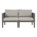 Ver imagem 7 de Kit com 1 Sofa e 2 Poltronas Maui em Polipropileno com Estofado Resistente a Água Cinza