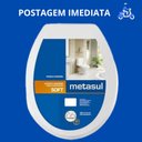 Ver imagem 3 de Assento Sanitário Br Soft Oval Tampa Vaso Banheiro - Metasul