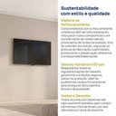 Ver imagem 7 de Painel Liso para TV até 86 Polegadas Planejado 400x250cm Aruá CabeCasa MadeiraOriginals Off White