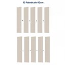Ver imagem 5 de Painel Liso para TV até 86 Polegadas Planejado 400x250cm Aruá CabeCasa MadeiraOriginals Off White