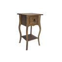 Ver imagem 2 de Mesa de Cabeceira Florence 1 Gaveta Castanho