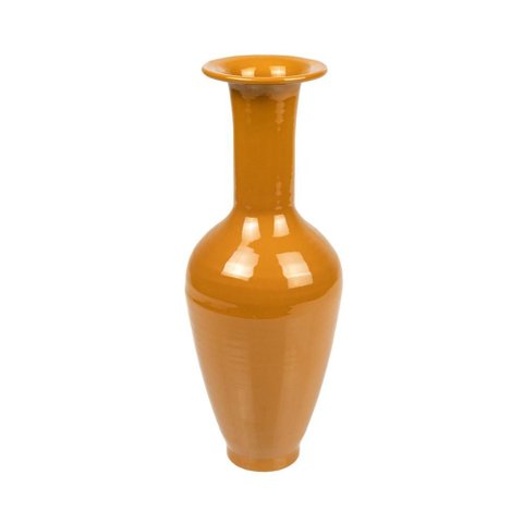 Vaso Decorativo em Metal Castanho 24cm Lucatti
