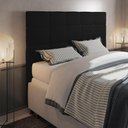 Ver imagem 3 de Cabeceira Cama Box King 195cm Corino Preto