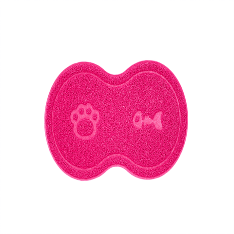 Tapete Para Pet 46x26cm Gato Rosa 3069