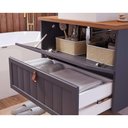Ver imagem 2 de Gabinete de Banheiro Suspenso Sense C/cuba 1 Gaveta e 1 Porta Basculante 60cm Capuccino - Mgm