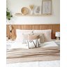 Manta xale sofá e cama AREIA 2,20x1,50m tear artesanal decorativa protetora - 7