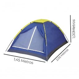 Barraca de Camping Acampamento Mor Iglu 2 Pessoas - Ref 9033 - Medidas 2,05x1,45x1,00 Metros Tamanho - 4