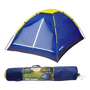 Barraca de Camping Acampamento Mor Iglu 2 Pessoas - Ref 9033 - Medidas 2,05x1,45x1,00 Metros Tamanho