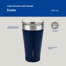 Copo Térmico Exata em Aço Inox Branco com Tampa 550ml - Tramontina - 2