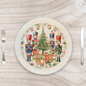 Capa para Sousplat 35cm Natal Nutcrackers - com Base - Kit com 2 - 1