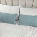 Ver imagem 3 de Kit 2 Capas Almofada Baguete Bouclé 50x30 – Zíper Invisível, Texturizado