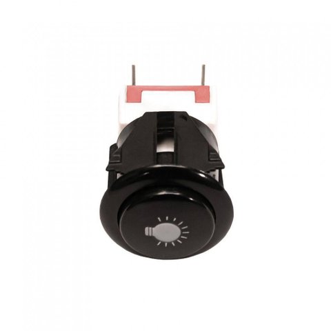 Interruptor com Botão da Lâmpada para Fornos Preto Bivolt