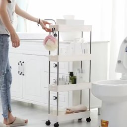 Carrinho Organizador 4 Andares Cozinha Banheiro Quarto Lavanderia Casa Multiuso Porta Objeto Decoraç - 3