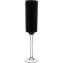 Ver imagem 1 de Vaso Decorativo Enfeite Casa Vidro 51x10x10cm Preto