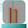Guarda Roupas Casal 100% Mdf 6 Portas 5 Gavetas Moscou Ripado - Mais Móveis Cinamomo/offwhite - 7