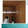 Guarda Roupas Casal 100% Mdf 6 Portas 5 Gavetas Moscou Ripado - Mais Móveis Cinamomo/offwhite - 9