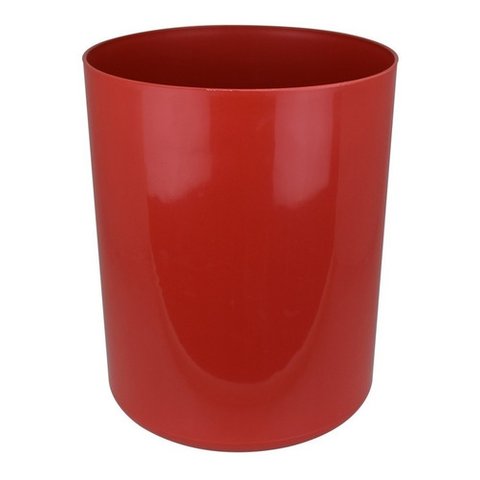 Cesto Lixeira 12 Litros em Plastico sem Tampa Cores Cor:vermelho