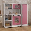 Ver imagem 2 de Cozinha Infantil em Madeira MDF 100cm Altura Idade Mínima 2 Anos:Rosa