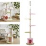 Arranhador Gato Pet Felino Casinha Brinquedo Torre 5 Modos Descanso Escala Arranha Sisal Aconchegant - 1