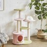 Arranhador Gato Pet Felino Casinha Brinquedo Torre 5 Modos Descanso Escala Arranha Sisal Aconchegant - 8