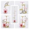 Arranhador Gato Pet Felino Casinha Brinquedo Torre 5 Modos Descanso Escala Arranha Sisal Aconchegant - 4
