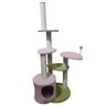 Arranhador Gato Pet Felino Casinha Brinquedo Torre 5 Modos Descanso Escala Arranha Sisal Aconchegant - 15