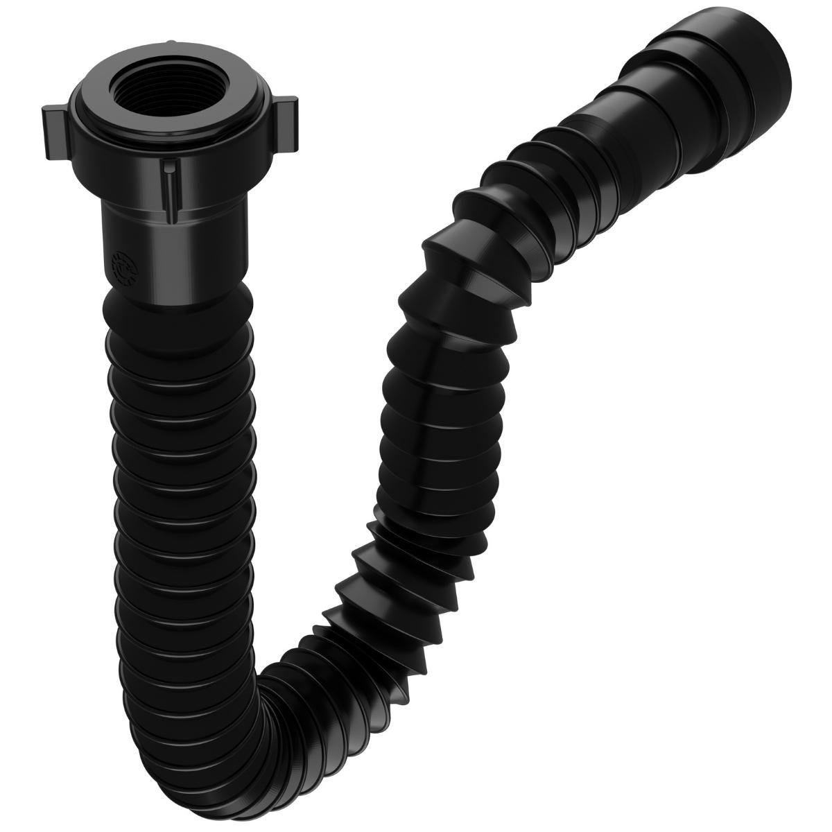 Tanque de Plástico 34l para Lavanderia Preto + Sifão Universal Sanfonado + Fita Veda Rosca + Torneir - 8