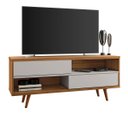 Ver imagem 5 de Rack NT 1180 com Painel NT 1185 Off White com Freijó - Notável