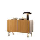 Ver imagem 7 de Aparador Buffet Benvenuto 110 cm Hb - Off White/Cinamono