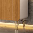 Ver imagem 6 de Aparador Buffet Benvenuto 110 cm Hb - Off White/Cinamono