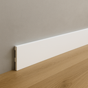 Ver imagem 1 de Kit 20 Barras Rodapé Poliestireno 15cm Liso Branco 2m Rm Decor