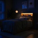 Ver imagem 5 de Cabeceira de Solteiro com Nicho e LED MDF Aurora Yescasa