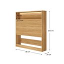 Ver imagem 4 de Cabeceira de Solteiro com Nicho e LED MDF Aurora Yescasa