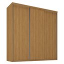 Ver imagem 2 de Guarda-Roupa Casal MDF BP com 3 Portas e 4 Gavetas Liege Marrom/Nogueira