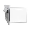 Ver imagem 3 de Caixa de Correio Inox Polido Revista Jornal Brilhante Espelhada com Tarja Marrom