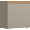 Armário Aéreo Cozinha 80 Cm Allure 2 Portas 100% Mdf Jequitibá/gris Fosco - Linea Brasil - 3