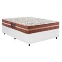Ver imagem 1 de Conjunto Box Casal: Colchão Anatômico Herval D28/ag65 Bermont + Base Crc Courano White(138x188)