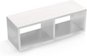 Ver imagem 6 de Nicho Retangular Duplo (Selo Fsc) 60 x 20 cm Branco com Suportes Embutidos e Kit para Fixação
