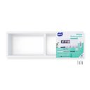 Ver imagem 5 de Nicho Retangular Duplo (Selo Fsc) 60 x 20 cm Branco com Suportes Embutidos e Kit para Fixação