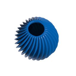 Vaso Decorativo Aura Azul 16x17 em Cerâmica - 4