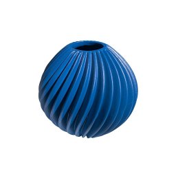 Vaso Decorativo Aura Azul 16x17 em Cerâmica - 3