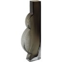 Ver imagem 5 de Vaso Decorativo Enfeite 35x5x11cm Vidro Cinza Ficarella